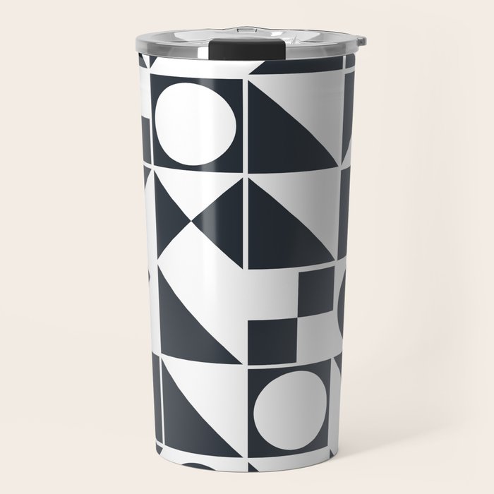 Mid Century Geometric 10 Travel Mug Gallery Image 1