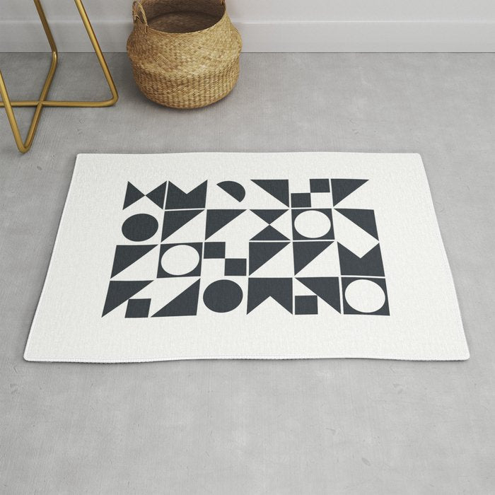 Mid Century Geometric 10 Rug Gallery Image 1
