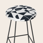 Mid Century Geometric 10 Stool Gallery Image 2