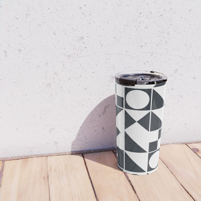 Mid Century Geometric 10 Travel Mug Gallery Image 4