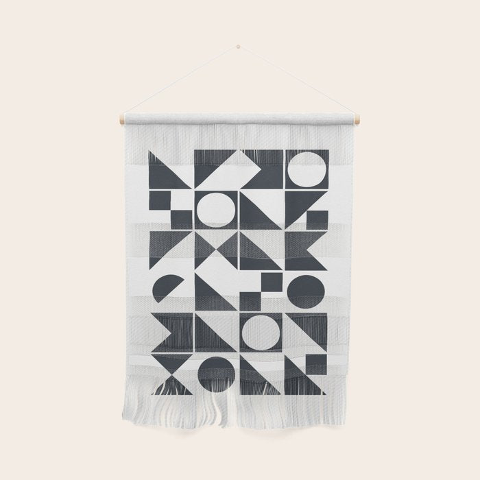 Mid Century Geometric 10 Wall Hanging Gallery Image 1