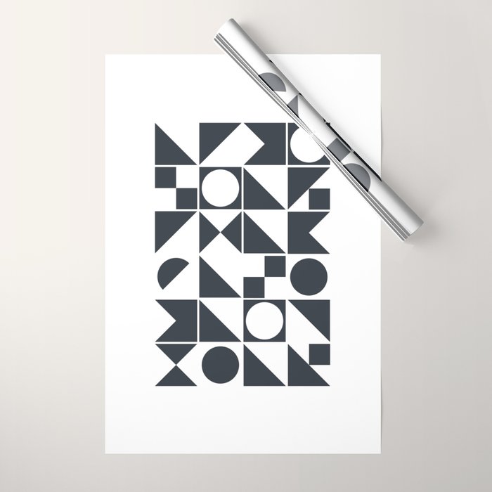 Mid Century Geometric 10 Wrapping Paper Gallery Image 1