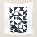 Mid Century Geometric 10 Wall Tapestry Gallery Image 4