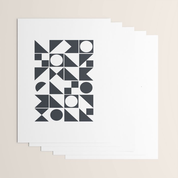 Mid Century Geometric 10 Wrapping Paper Gallery Image 3