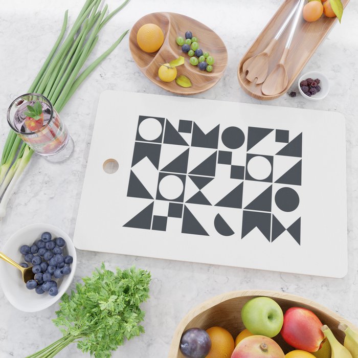 Mid Century Geometric 10 Cutting Board Gallery Image 2