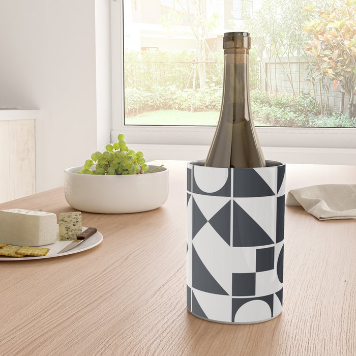 Mid Century Geometric 10 Wine Chiller Gallery Image 4