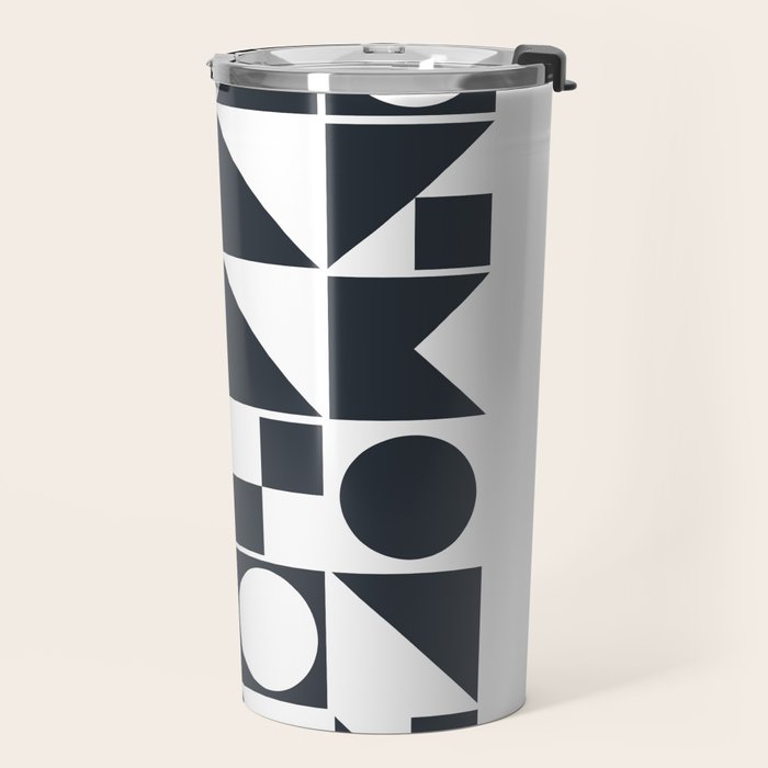Mid Century Geometric 10 Travel Mug Gallery Image 2