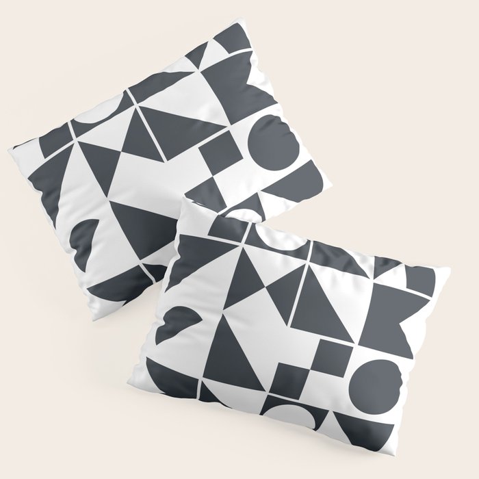 Mid Century Geometric 10 Pillow Sham Gallery Image 3