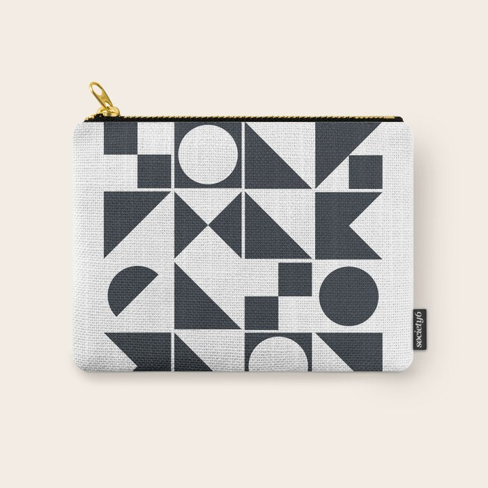 Mid Century Geometric 10 Carry All Pouch Gallery Image 1