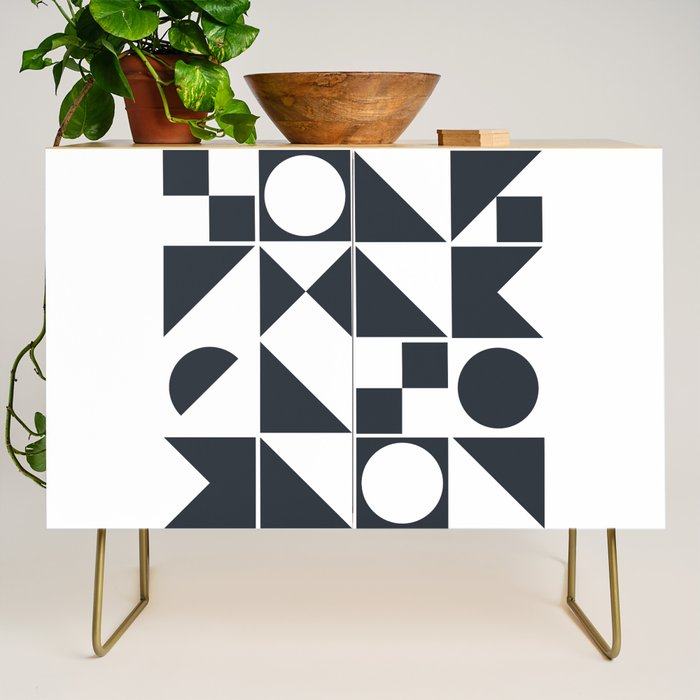 Mid Century Geometric 10 Credenza Gallery Image 1