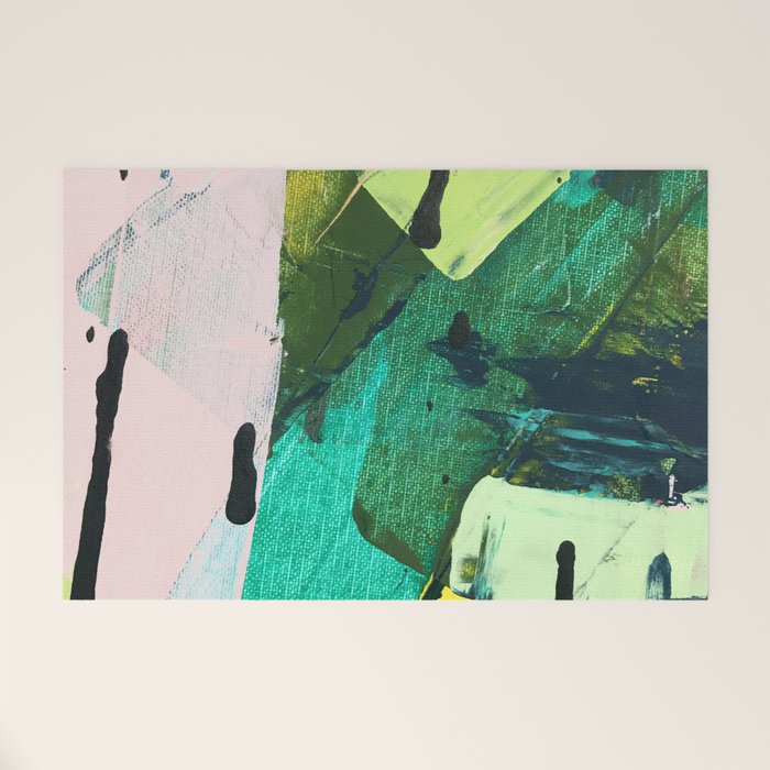 Hopeful[4] - a bright mixed media abstract piece Welcome Mat Gallery Image 1