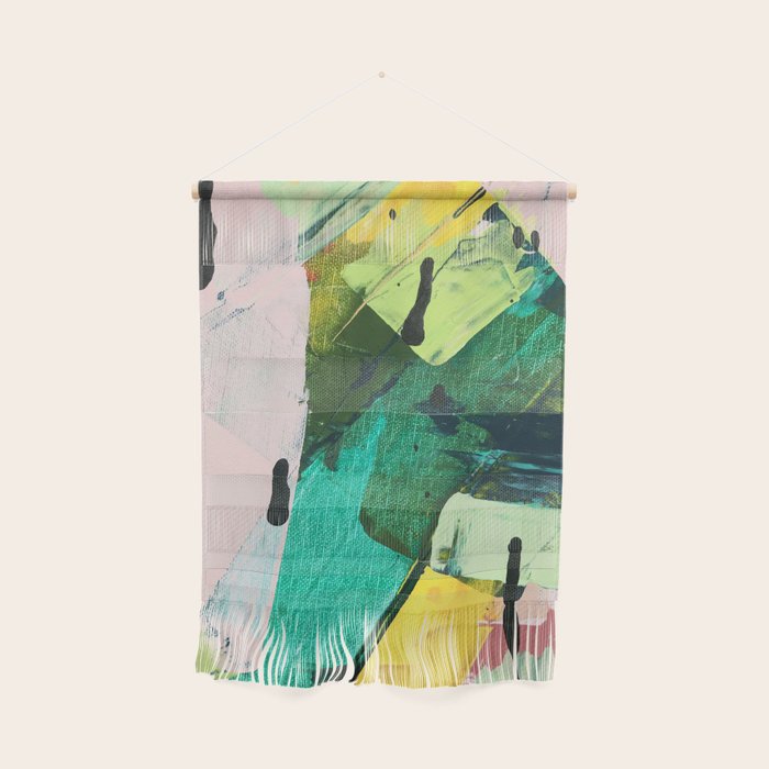 Hopeful[4] - a bright mixed media abstract piece Wall Hanging Gallery Image 1