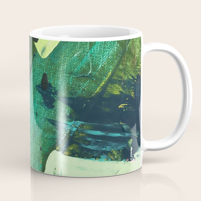 Hopeful[4] - a bright mixed media abstract piece Coffee Mug Gallery Image 1