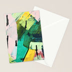 Hopeful[4] - a bright mixed media abstract piece Stationery Card Gallery Image 2