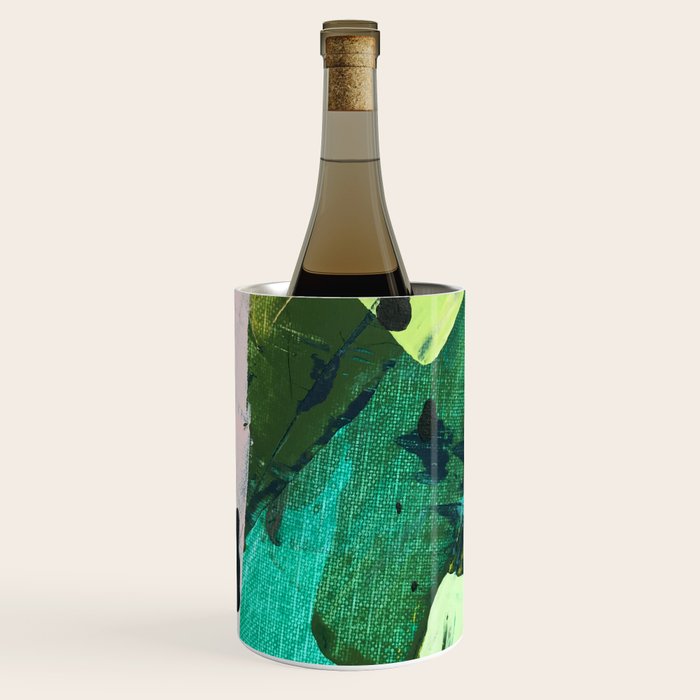 Hopeful[4] - a bright mixed media abstract piece Wine Chiller Gallery Image 1