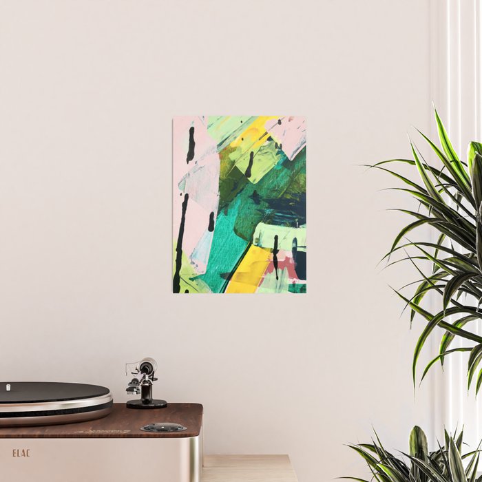 Hopeful[4] - a bright mixed media abstract piece Poster Gallery Image 2