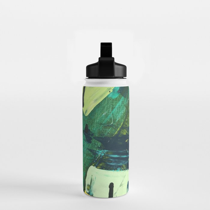 Hopeful[4] - a bright mixed media abstract piece Water Bottle Gallery Image 2