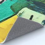 Hopeful[4] - a bright mixed media abstract piece Rug Gallery Image 4