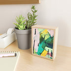 Hopeful[4] - a bright mixed media abstract piece Mini Art Print Gallery Image 2