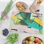 Hopeful[4] - a bright mixed media abstract piece Cutting Board Gallery Image 2