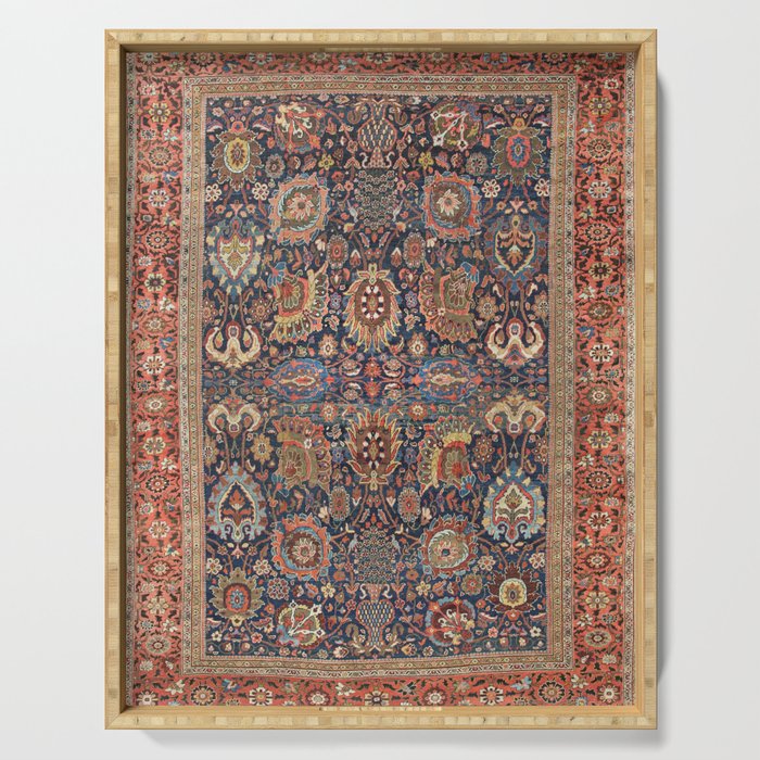 Antique Persian Sultanabad  Serving Tray Gallery Image 1