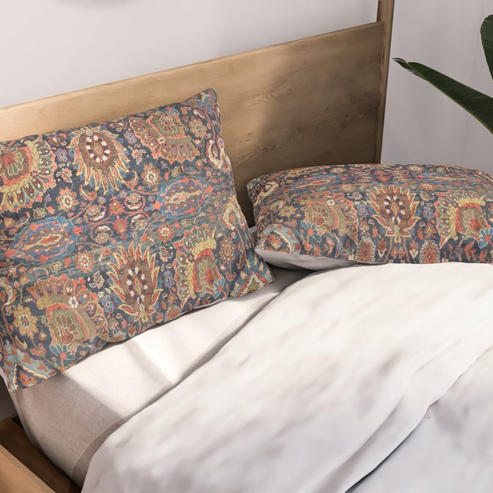 Antique Persian Sultanabad  Pillow Sham Gallery Image 2