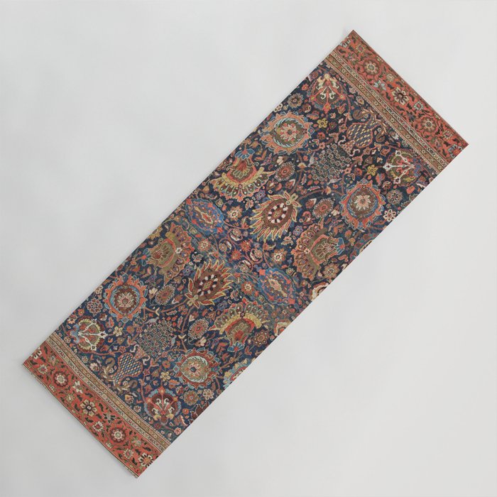 Antique Persian Sultanabad  Yoga Mat Gallery Image 1