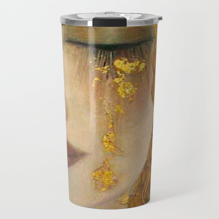 Gustav Klimt - Golden Tears ,No.1, Travel Mug Gallery Image 1