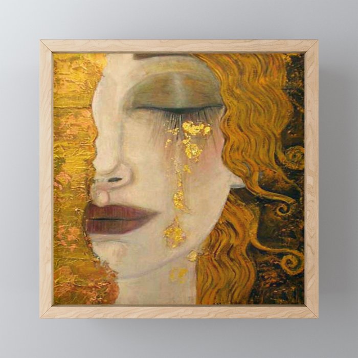 Gustav Klimt - Golden Tears ,No.1, Mini Art Print Gallery Image 1