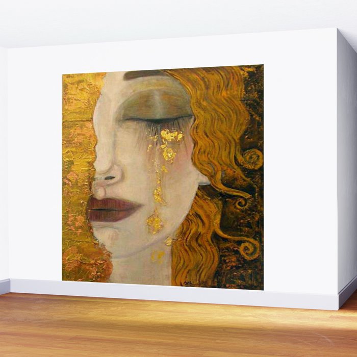 Gustav Klimt - Golden Tears ,No.1, Wall Mural Gallery Image 2
