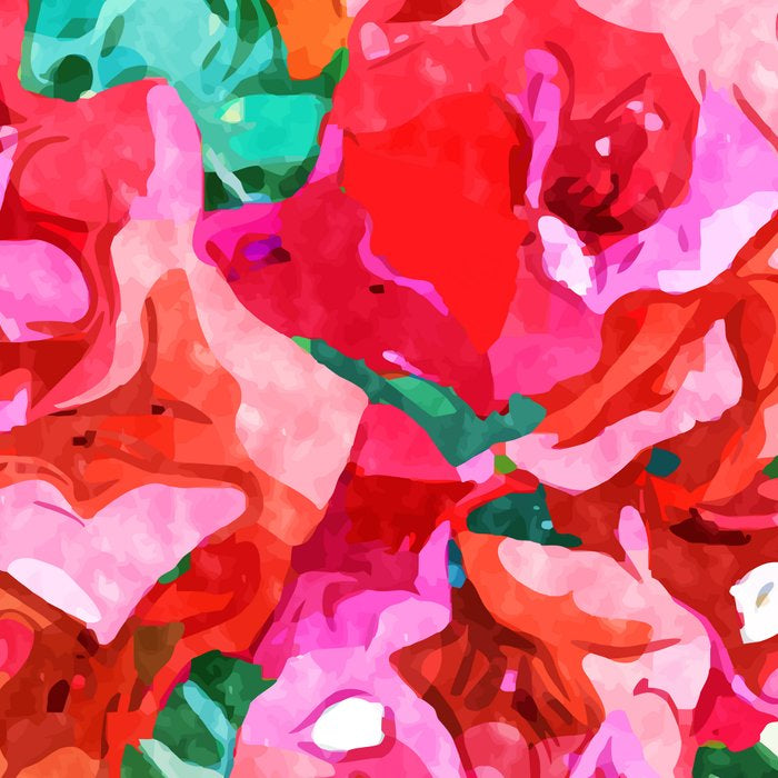 Wild Bougainvillea, Bloom Summer Floral Bohemian Pop of Color Botanical Jungle Watercolor Painting Coffee Mug Gallery Image 2