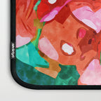 Wild Bougainvillea, Bloom Summer Floral Bohemian Pop of Color Botanical Jungle Watercolor Painting Laptop Sleeve Gallery Image 3