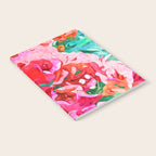 Wild Bougainvillea, Bloom Summer Floral Bohemian Pop of Color Botanical Jungle Watercolor Painting Notebook Gallery Image 2