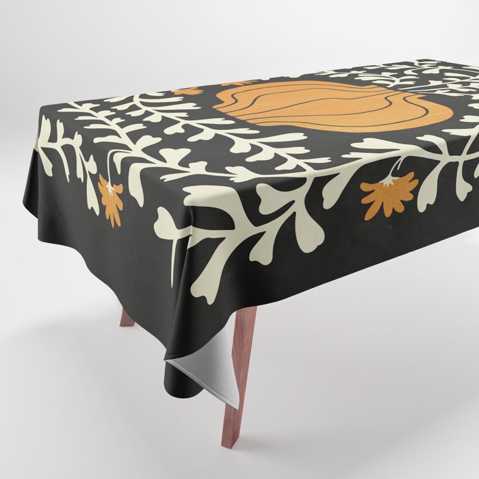 Golden Vase | Summer Bloom: Matisse Night Edition Tablecloth Gallery Image 1