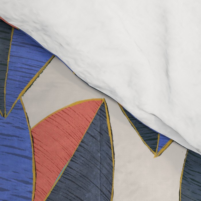 Tropical Ficus leaves #botanic Comforter Gallery Image 4