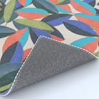 Tropical Ficus leaves #botanic Rug Gallery Image 4