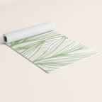 Wild Spring Meadow - Botanic Line Art Yoga Mat Gallery Image 2