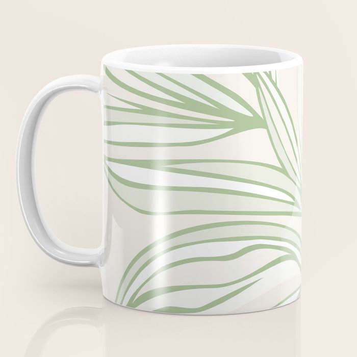 Wild Spring Meadow - Botanic Line Art Coffee Mug Gallery Image 3