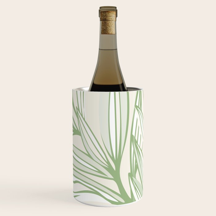 Wild Spring Meadow - Botanic Line Art Wine Chiller Gallery Image 1
