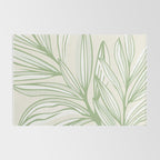 Wild Spring Meadow - Botanic Line Art Rug Gallery Image 2