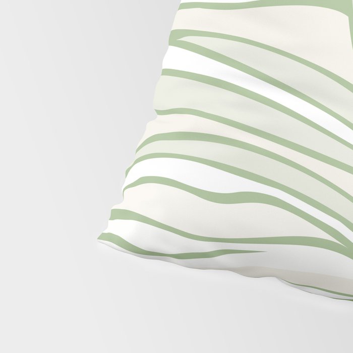 Wild Spring Meadow - Botanic Line Art Pillow Sham Gallery Image 4