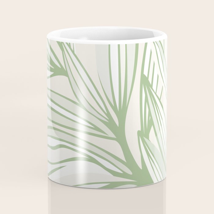 Wild Spring Meadow - Botanic Line Art Coffee Mug Gallery Image 4