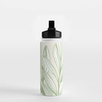 Wild Spring Meadow - Botanic Line Art Water Bottle Gallery Image 2