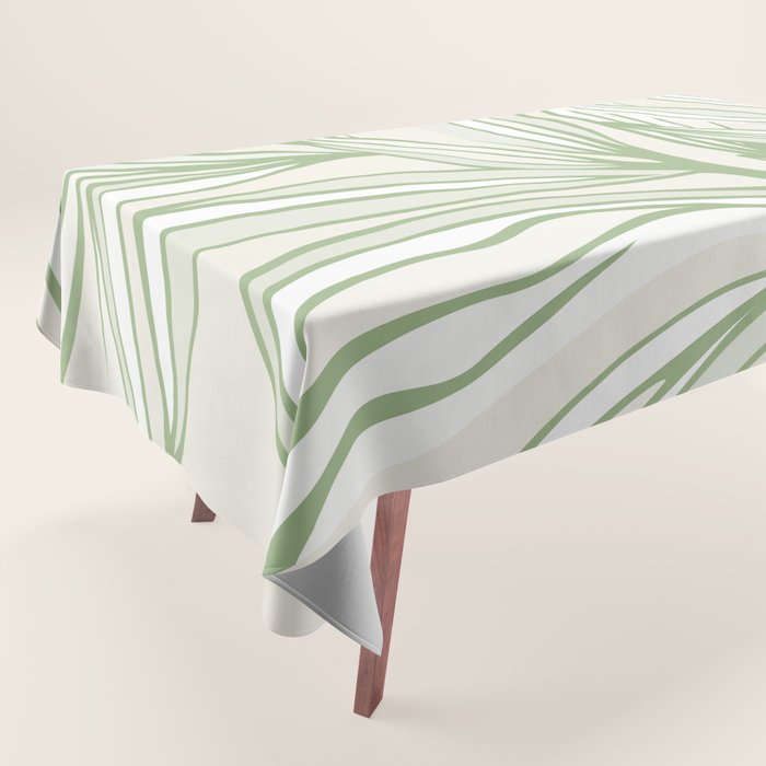 Wild Spring Meadow - Botanic Line Art Tablecloth Gallery Image 1