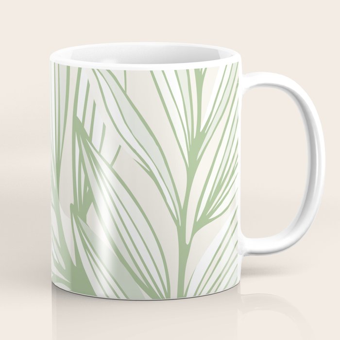 Wild Spring Meadow - Botanic Line Art Coffee Mug Gallery Image 1