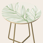 Wild Spring Meadow - Botanic Line Art Side Table Gallery Image 2