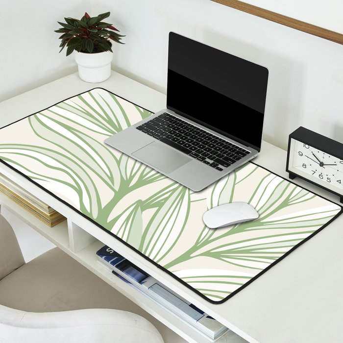 Wild Spring Meadow - Botanic Line Art Desk Mat Gallery Image 2