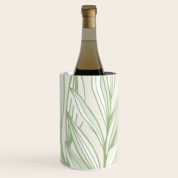 Wild Spring Meadow - Botanic Line Art Wine Chiller Gallery Image 3