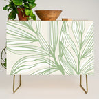 Wild Spring Meadow - Botanic Line Art Credenza Gallery Image 1