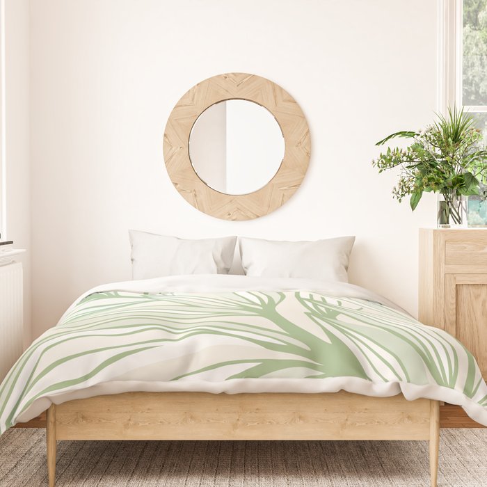 Wild Spring Meadow - Botanic Line Art Duvet Cover Gallery Image 3